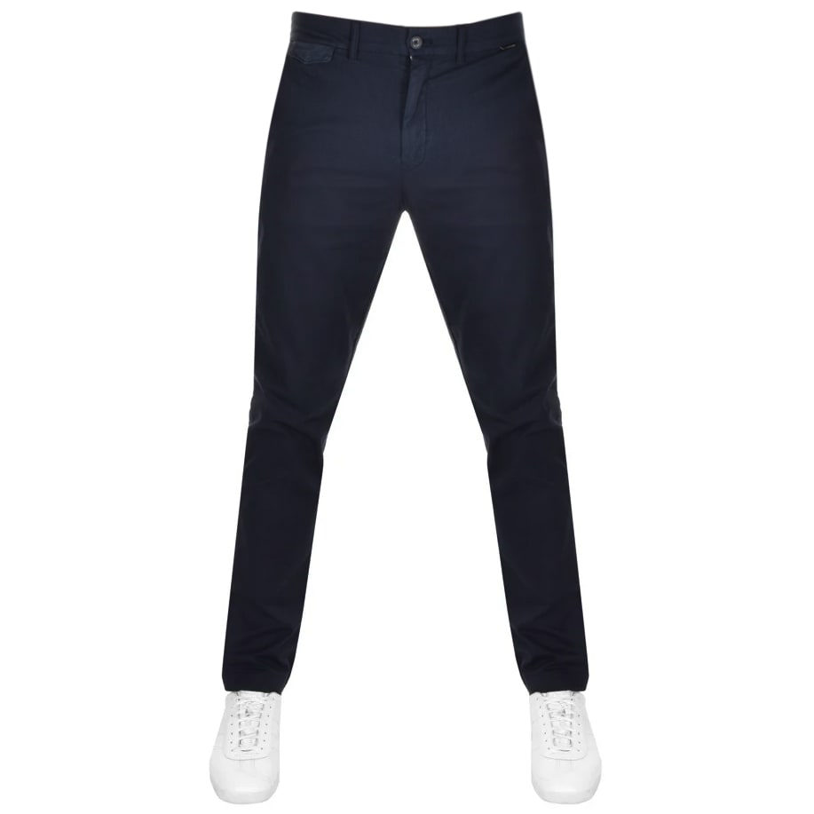 Alternative Image for ProductCalvin Klein Slim Fit Chino Trousers Navy1